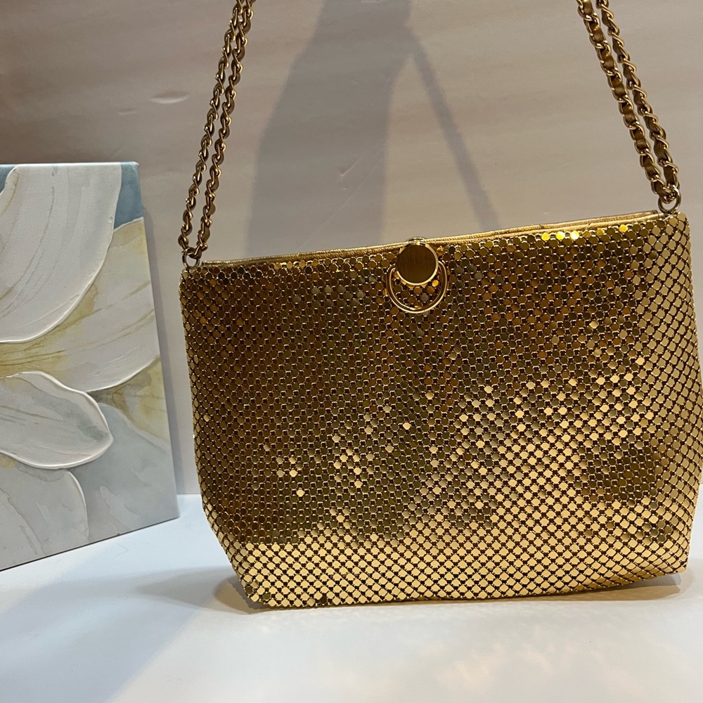 Vintage gold disco purse style 70’s/80’s